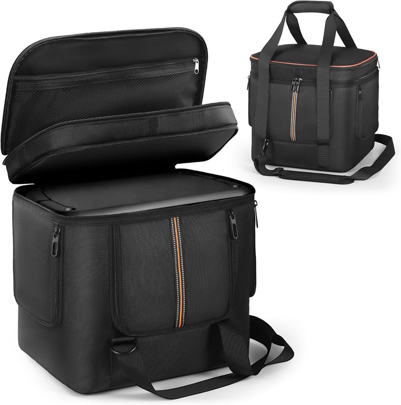 MRINCA Carrying Case Compatible with Jackery Explorer 2000 v2/700 Plus, Portable Power Station Storage Bag with Quick-Access Window & Ventilation for Camping, Hiking​ - Image 1